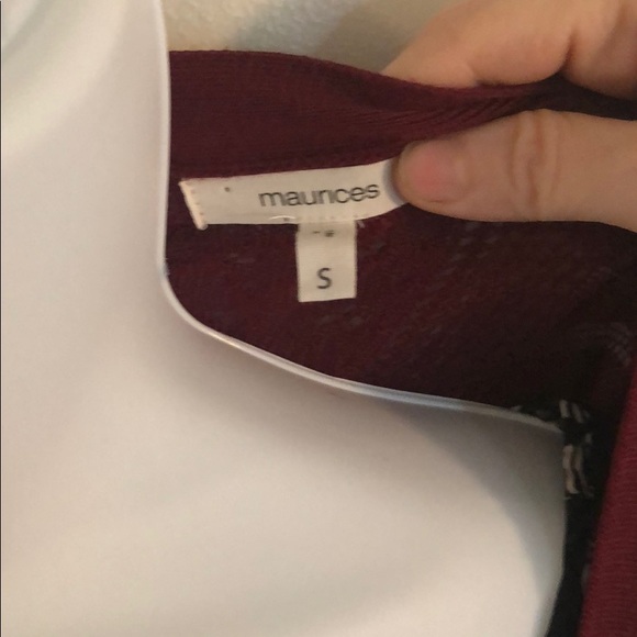 Maurices Red Long Basic Cardigan - Picture 3 of 3